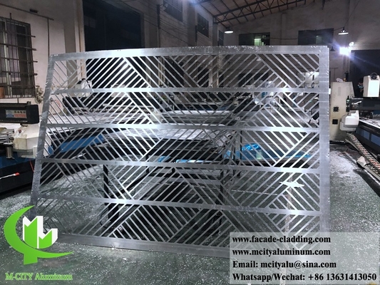 Ecrã de alumínio perfurado CNC Revestimento de fachada de painel de alumínio de chapa metálica 4 mm
