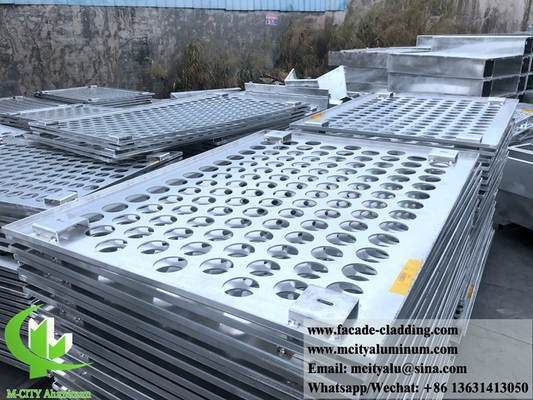 Parede de cortina de alumínio fluorocarbonato para revestimento de fachadas