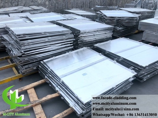3003 Painel metálico de alumínio de 3 mm painel sólido de fluorocarbonos de alumínio parede cortina para revestimento de fachada