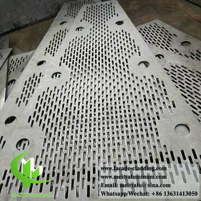 Painéis de alumínio de chapa metálica para fachadas de edifícios, revestimentos metálicos personalizados