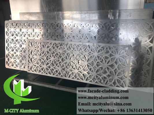 Exterior revestimento de metal perfurado fachadas de metal fábrica de alumínio na China