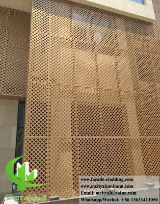 Painéis de alumínio para fachada de edifícios, de alumínio, de chapa metálica personalizada de 3 mm