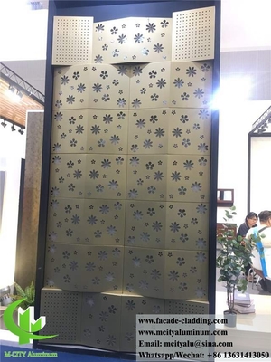Laser Cut Metal Privacy Screens Painéis decorativos Folha de alumínio Espessura 3 mm