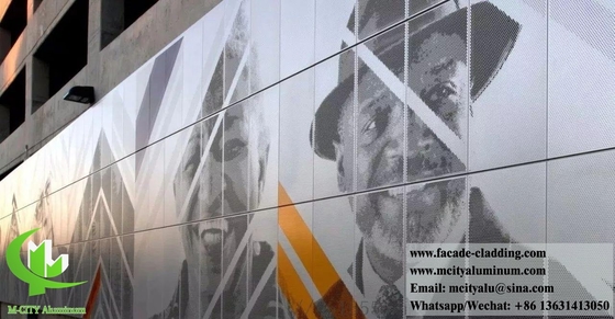 Painel sólido de alumínio painel de metal fachada revestimento de alumínio em pó revestido de branco 3 mm