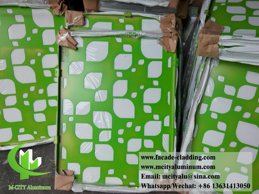 3003 Parede cortina revestida em pó de painéis de alumínio de chapa metálica de 3 mm para revestimento de fachadas