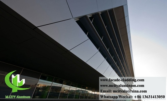 Ecrã de metal para revestimento de parede, painéis de fachada de alumínio China Supplier