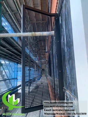 Fases metálicas de alumínio para janelas de edifícios