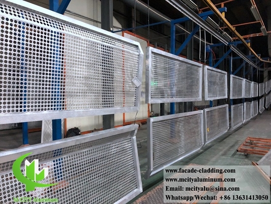 Fornecedor de painéis de fachadas de alumínio para ecrãs metálicas externas na China, Foshan