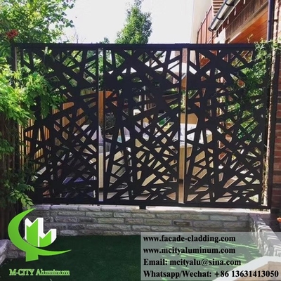 Ecrã de metal peporado para revestimento de parede de alumínio de chapa de metal de jardim