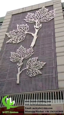 Fabrica de revestimento de parede sólida de alumínio na China