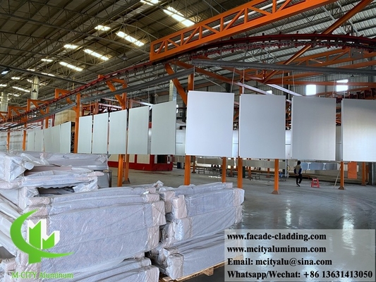 Revestimento metálico PVDF fachadas metálicas painel de revestimento de alumínio para revestimento de parede