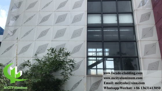 Painel de revestimento de alumínio para fachadas de edifícios