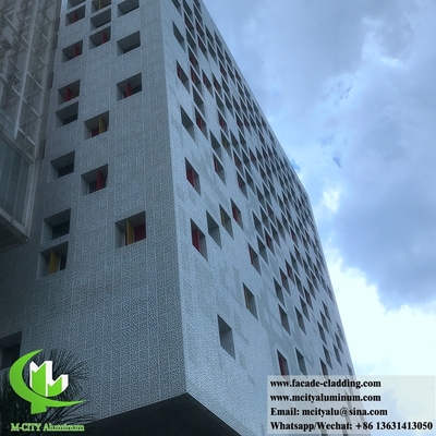 Painel decorativo de alumínio para revestimento de parede de revestimento metálico de alumínio sólido