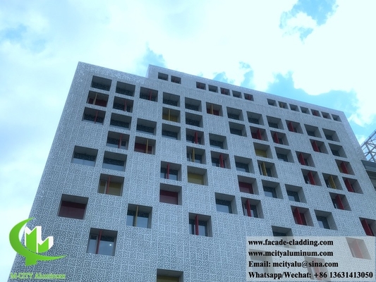 Painel decorativo de alumínio para revestimento de parede de revestimento metálico de alumínio sólido