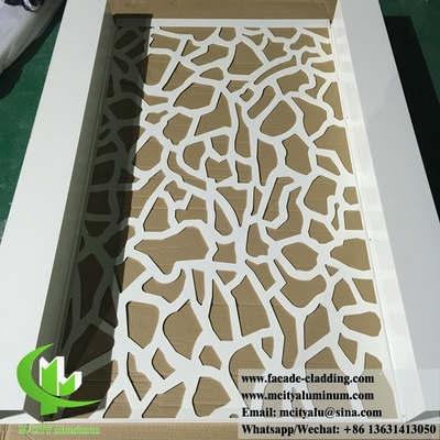 Ecrã de metal decorativo Ecrã de alumínio para cerca de jardim com design de corte a laser