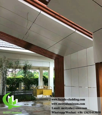Painéis de parede sólida revestimento metálico painéis de alumínio para fachadas de edifícios