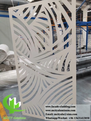 Painel de parede de alumínio, em cnc, para decoração de fachadas de edifícios