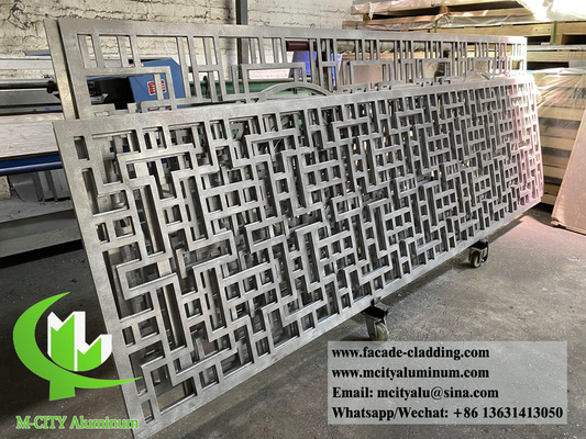 Ecrã decorativo de alumínio folha de metal exterior para decoração de cercas de jardim de construção