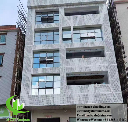 Revestimento de colunas metálicas de alumínio de espessura 3 mm revestido de pó decoração interior e exterior