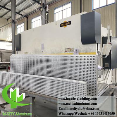 Revestimento de colunas metálicas de alumínio de espessura 3 mm revestido de pó decoração interior e exterior
