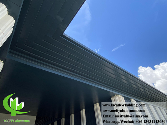 Parede sólida revestimento de alumínio teto decoração exterior impermeável anti-rouxa