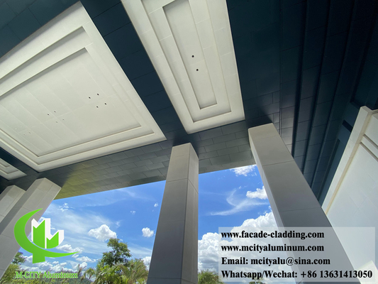 Painéis de alumínio sólido revestimento de parede de metal para decoração interior e exterior de fachadas, tetos