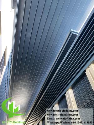 Parede sólida revestimento de alumínio teto decoração exterior impermeável anti-rouxa