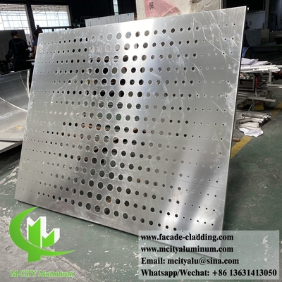 Painéis metálicos exteriores fachadas de alumínio sistema de corte CNC padrões decorativos folha de metal personalizada