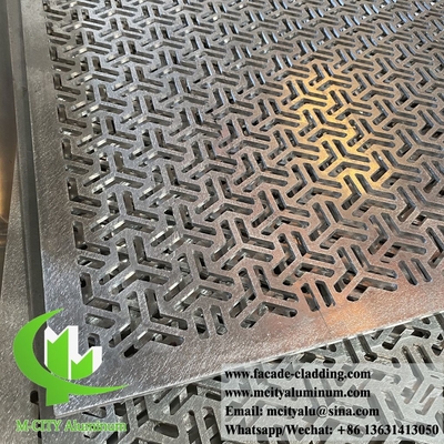Painel de metal esculpido de corte a laser CNC para cercas de jardim decoração de edifícios de tela de alumínio espessura 4 mm na China