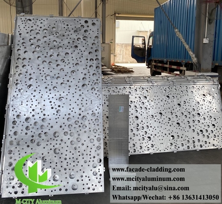 Design de árvores de alumínio cortado a laser tela de metal painéis para decoração exterior impermeável