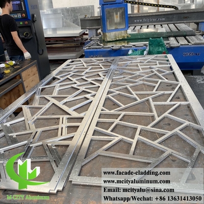 Metal Painel de alumínio perfurado para revestimento de parede de fachada de edifícios decoração interior exterior