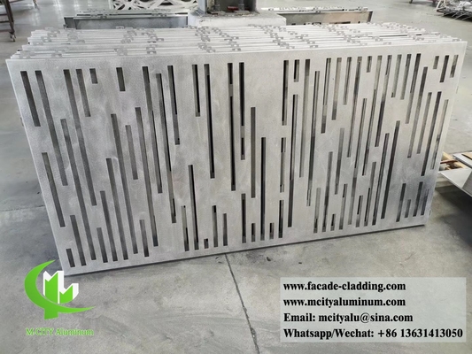 Design de árvores de alumínio cortado a laser tela de metal painéis para decoração exterior impermeável