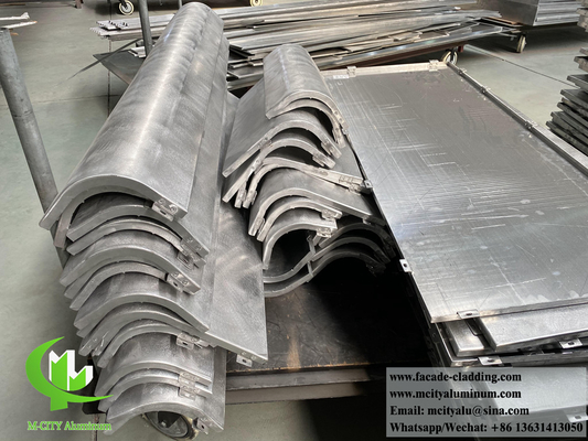 Tela de alumínio sólido revestimento de metal PVDF revestimento PPG cor durável 3mm espessura decoração exterior