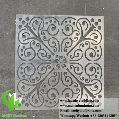 Painéis decorativos de alumínio com padrões de chapa metálica de 3 mm para edifícios, revestimento de fachadas de paredes externas