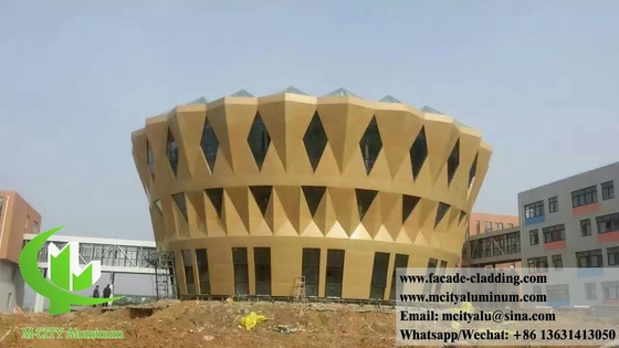 Capa de alumínio 3 mm PVDF revestimento de parede para decoração de edifícios