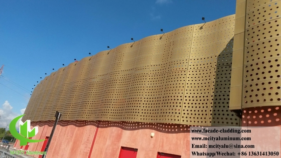 Painéis de alumínio sólido para fachada, revestimento de decoração em pó revestido de várias cores em pó revestido de 4 mm