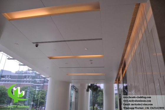 Folha de fachada metálica de revestimento de parede de alumínio para decoração de edifícios PVDF 15 anos de garantia de cor
