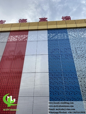 3D design de revestimento de parede de alumínio sólido 3mm soldagem de parede exterior