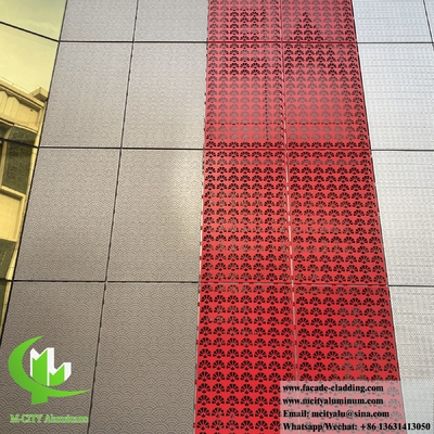 Fornecedor de revestimento de parede de alumínio decorativo em foshan revestido em pó de pvdf de 3 mm