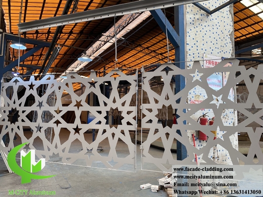 Painéis de parede metálicos decorativos para tecto, parede, fachada, revestidos em pó de espessura branca de 3 mm