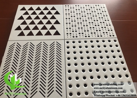 Painel de alumínio sólido para decoração de telhados de fachadas de edifícios PVDF durável