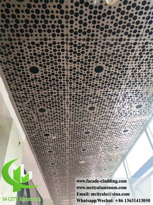 Painel de alumínio sólido para decoração de telhados de fachadas de edifícios PVDF durável