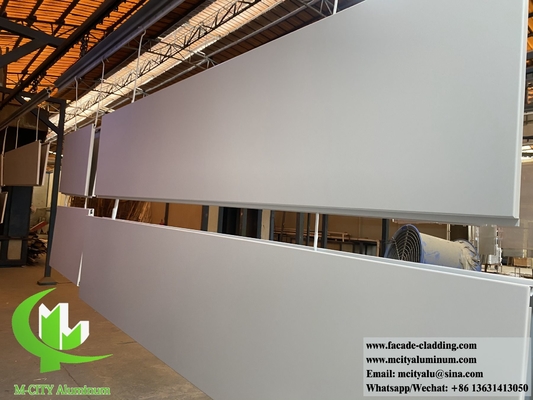 Parede de revestimento de metal painéis de alumínio Arquitetura sistema de fachada de metal à prova d'água