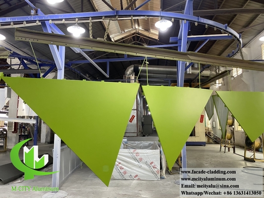 Painéis de alumínio sólido revestimento de parede de metal painéis de fachada de espessura 3 mm PVDF