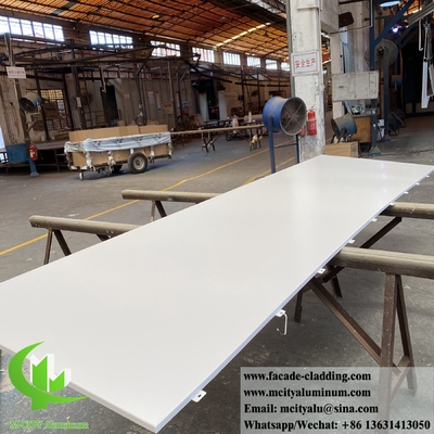 Painéis de alumínio sólido revestimento de parede de metal painéis de fachada de espessura 3 mm PVDF