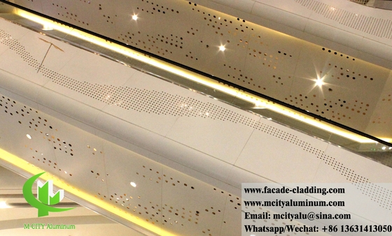 Folha de alumínio painéis de revestimento de metal fachadas sistema ignífugo anti-ferrugem decoração exterior