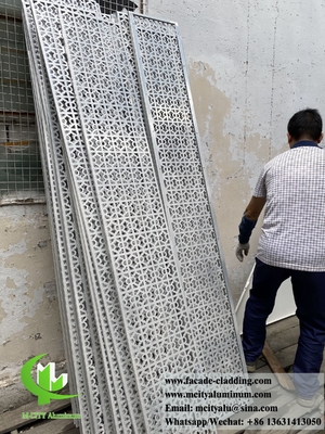 Folha de alumínio painéis de revestimento de metal fachadas sistema ignífugo anti-ferrugem decoração exterior