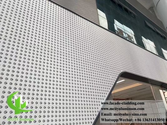 Arquitetura de painéis de parede de metal chapa de alumínio sólido para revestimento de parede decoração de fachada
