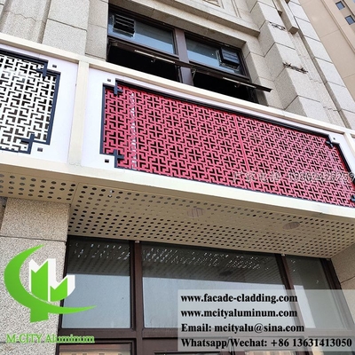 Tela de alumínio de corte a laser tela metálica decorativa painéis de alumínio para privacidade vedação de tela revestimento de parede decoração