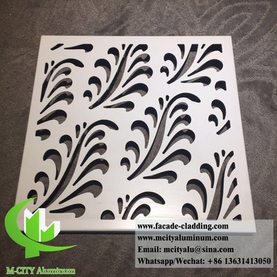 Tela de alumínio de corte a laser tela metálica decorativa painéis de alumínio para privacidade vedação de tela revestimento de parede decoração